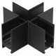 Соединитель X-образный для низковольтного шинопровода Novotech Flum 135172