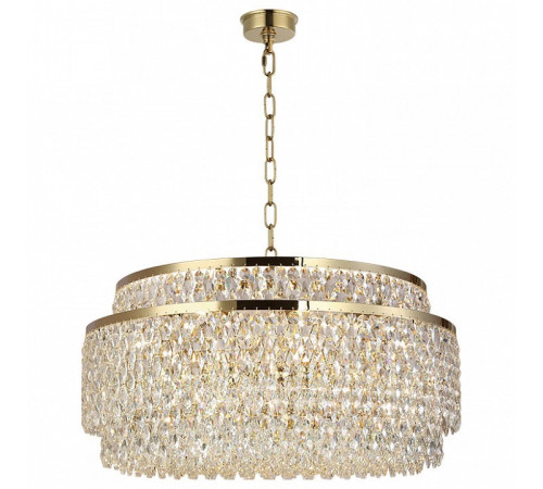 Подвесная люстра Newport Tiffany 8530/80 C gold polished М0070716