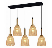 Подвесная люстра Reluce 09011-0.9-05L AMBER