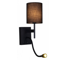 Бра Reluce 86210-9.2-001KT LED3W+E14 BK