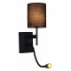 Бра Reluce 86210-9.2-001KT LED3W+E14 BK
