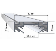 Профиль для однофазного шинопровода ST Luce ST001.129.00