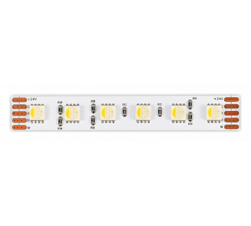 Светодиодная лента ST Luce 24В 18Вт/м 4000К+RGBК 1м IP20 ST1005.418.20RGBW