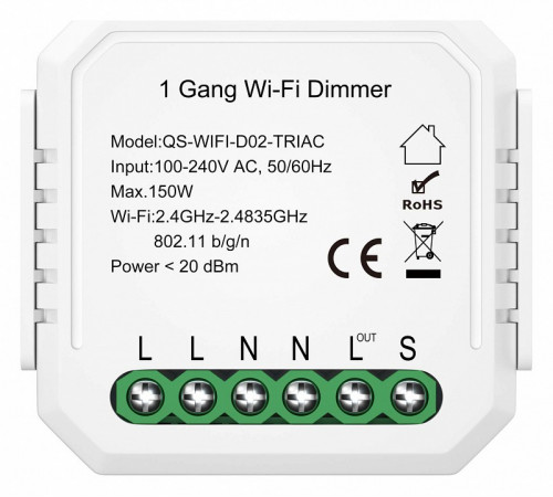 Wi-Fi диммируемое реле ST Luce Around ST9000.500.01CDIM Wi-Fi диммируемое реле ST Luce Around ST9000.500.01CDIM