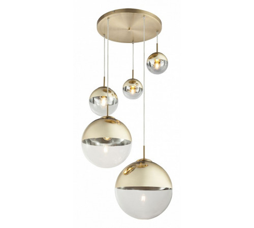 Подвесной светильник Toplight Glass TL1203H-05GD Подвесной светильник Toplight Glass TL1203H-05GD