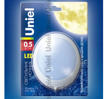 Настенный светодиодный светильник (02742) Uniel DTL-303-Круг/White/3Led/0,5W