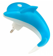 Настенный светодиодный светильник (10313) Uniel DTL-301-Дельфин/Blue/4LED/0,5W