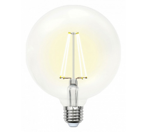 Лампа светодиодная филаментная (10534) Uniel E27 10W 3000K прозрачная LED-G125-10W/WW/E27/CL PLS02WH Лампа светодиодная филаментная (10534) Uniel E27 10W 3000K прозрачная LED-G125-10W/WW/E27/CL PLS02WH