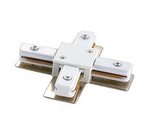 Соединитель для шинопроводов Х-образный (10575) Volpe UBX-Q121 K41 WHITE