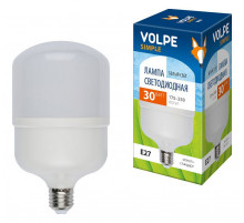Лампа LED сверхмощная (10811) Volpe E27 30W (260W) 4500K LED-M80-30W/NW/E27/FR/S