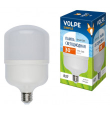 Лампа LED сверхмощная (10811) Volpe E27 30W (260W) 4500K LED-M80-30W/NW/E27/FR/S