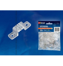 Крепление для светодиодной ленты (10833) Uniel UCC-K10 Clear 050 Polybag