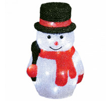 Фигура снеговик Uniel ULD-M1827-030/STA WHITE IP20 SNOWMAN-3 11034