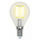 Лампа светодиодная (UL-00000197) Uniel E14 6W прозрачная LED-G45-6W/WW/E14/CL PLS02WH