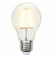 Лампа светодиодная филаментная (UL-00000304) Uniel E27 8W 3000K матовая LED-A60-8W/WW/E27/FR PLS02WH