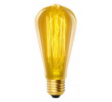 Лампа накаливания (UL-00000482) Uniel E27 60W золотистая IL-V-ST64-60/GOLDEN/E27 VW02