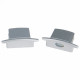 Комплект заглушек Uniel UFE-N01 SILVER B POLYBAG UL-00000620