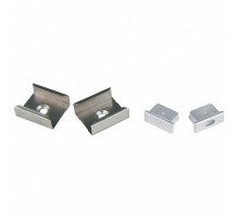 Комплект заглушек и скоб Uniel UFE-N02 SILVER A POLYBAG UL-00000622