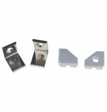 Комплект заглушек и скоб Uniel UFE-N03 SILVER A POLYBAG UL-00000623
