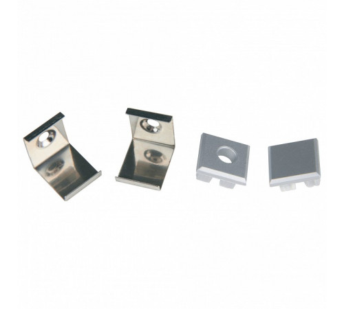 Комплект заглушек и скоб Uniel UFE-N05 SILVER A POLYBAG UL-00000625