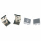 Комплект заглушек и скоб Uniel UFE-N05 SILVER A POLYBAG UL-00000625