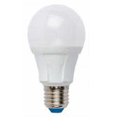 Лампа светодиодная (UL-00001522) Uniel E27 8W 3000K матовая LED-A60 8W/WW/E27/FR PLP01WH