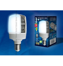 Лампа светодиодная (UL-00001812) Uniel E40 70W 6500K матовая LED-M105-70W/DW/E40/FR ALV02WH