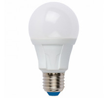 Лампа светодиодная (UL-00002004) Uniel E27 10W 6500K матовая LED-A60 10W/DW/E27/FR PLP01WH