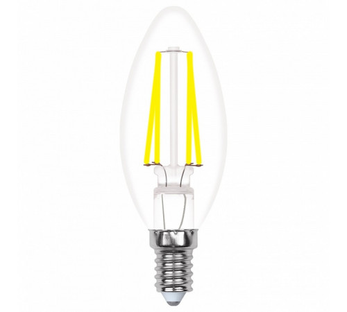 Лампа светодиодная филаментная Uniel E14 5W 3000K прозрачная LED-C35-5W/WW/E14/CL/MB GLM10TR UL-00002367 Лампа светодиодная филаментная Uniel E14 5W 3000K прозрачная LED-C35-5W/WW/E14/CL/MB GLM10TR UL-00002367