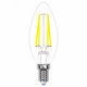 Лампа светодиодная филаментная Uniel E14 5W 3000K прозрачная LED-C35-5W/WW/E14/CL/MB GLM10TR UL-00002367