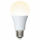 Лампа светодиодная (UL-00002371) Uniel E27 10W 3000K матовая LED-A60-10W/WW/E27/FR/MB PLM11WH