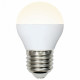Лампа светодиодная (UL-00002377) Uniel E27 6W 3000K матовая LED-G45-6W/WW/E27/FR/MB PLM11WH