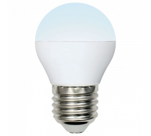 Лампа светодиодная (UL-00002378) Uniel E27 6W 4000K матовая LED-G45-6W/NW/E27/FR/MB PLM11WH Лампа светодиодная (UL-00002378) Uniel E27 6W 4000K матовая LED-G45-6W/NW/E27/FR/MB PLM11WH