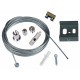 Набор для подвесного монтажа шинопроводов (UL-00002394) Uniel UFB-H42 Silver 1 Polybag