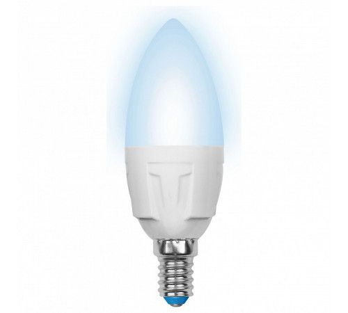 Лампа светодиодная (UL-00002411) Uniel E14 7W 4000K матовая LED-C37 7W/NW/E14/FR PLP01WH Лампа светодиодная (UL-00002411) Uniel E14 7W 4000K матовая LED-C37 7W/NW/E14/FR PLP01WH