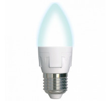 Лампа светодиодная (UL-00002412) Uniel E27 7W 4000K матовая LED-C37 7W/NW/E27/FR PLP01WH