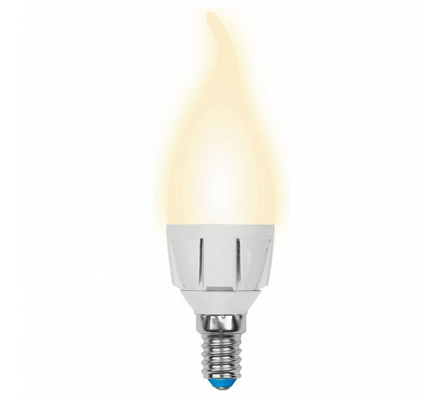 Лампа светодиодная (UL-00002416) Uniel E14 7W 3000K матовая LED-CW37 7W/WW/E14/FR PLP01WH Лампа светодиодная (UL-00002416) Uniel E14 7W 3000K матовая LED-CW37 7W/WW/E14/FR PLP01WH