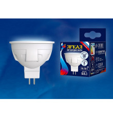 Лампа светодиодная (UL-00002422) Uniel GU5.3 6W 4000K матовая LED-JCDR 6W/NW/GU5.3/FR PLP01WH