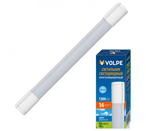 Потолочный светодиодный светильник (UL-00002580) Volpe ULT-Q218 14W/DW IP65 White Потолочный светодиодный светильник (UL-00002580) Volpe ULT-Q218 14W/DW IP65 White