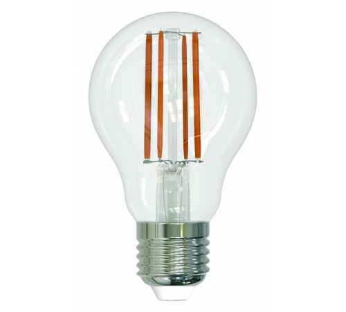 Лампа светодиодная филаментная (UL-00002625) Uniel E27 10W 3000K прозрачная LED-A60-10W/WW/E27/CL PLS02WH Лампа светодиодная филаментная (UL-00002625) Uniel E27 10W 3000K прозрачная LED-A60-10W/WW/E27/CL PLS02WH