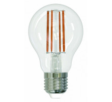Лампа светодиодная филаментная (UL-00002626) Uniel E27 10W 4000K прозрачная LED-A60-10W/NW/E27/CL PLS02WH