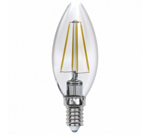 Лампа светодиодная филаментная (UL-00002862) Uniel E14 5W 4000K LED-C35-5W/NW/E14/CL/DIM GLA01TR Лампа светодиодная филаментная (UL-00002862) Uniel E14 5W 4000K LED-C35-5W/NW/E14/CL/DIM GLA01TR