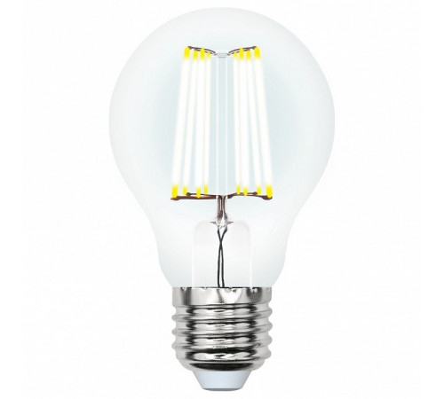 Лампа светодиодная филаментная (UL-00002872) Uniel E27 7W 3000K LED-A60-7W/WW/E27/CL/DIM GLA01TR Лампа светодиодная филаментная (UL-00002872) Uniel E27 7W 3000K LED-A60-7W/WW/E27/CL/DIM GLA01TR