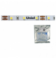 Светодиодная лента (UL-00002969) Uniel 60LED/m 6W/m 2835SMD холодный белый 5M ULS-2835-60LED/m-8mm-IP20-DC24V-6W/m-5M-DW