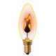Лампа декоративная (UL-00002981) Uniel E14 3W золотистая IL-N-C35-3/RED-FLAME/E14/CL
