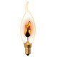 Лампа декоративная (UL-00002982) Uniel E14 3W золотистая IL-N-CW35-3/RED-FLAME/E14/CL