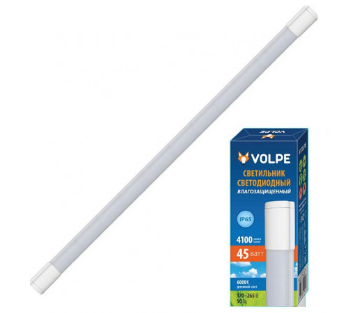 Потолочный светодиодный светильник (UL-00003551) Volpe ULT-Q218 45W/NW IP65 White Потолочный светодиодный светильник (UL-00003551) Volpe ULT-Q218 45W/NW IP65 White