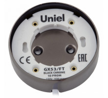 Накладной светильник Uniel GX53/FT BLACK CHROME 10 PROM UL-00003735