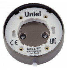 Накладной светильник Uniel GX53/FT BLACK CHROME 10 PROM UL-00003735