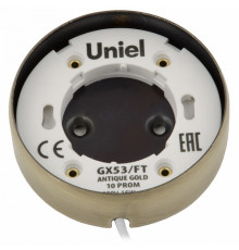 Накладной светильник Uniel GX53/FT ANTIQUE GOLD 10 PROM UL-00003738